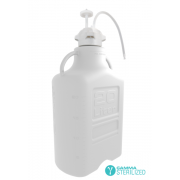 EZBio® Single Use Carboy Assembly, 2.5 L,  HDPE, VersaCap® 83B, TPE Tubing w/ Dip Tube, Sterilized, 1/EA