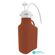 EZBio® Single Use Carboy Assembly, 10L, PC, VersaCap® 83B, TPE Tubing w/ Dip Tube, Sterilized, 1/EA