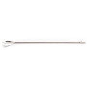 EZBio Stainless Steep Offset Spoon, 304 SS, Steel Handle, 400mm, 1/EA