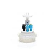 PUREGRIP® Universal HPLC Solvent Reservoir, VersaCap® GL45 Assembly, 6 x Ports- OD Tube-3.2 mm (1/8") & 1.6 mm (1/16"), 1/EA