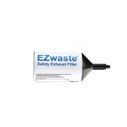 EZwaste® 100 Safety Vent Filter, without Indicator, ¼-28 Thread, 1/EA