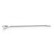 EZBio Stainless Steep Offset Spoon, 304 SS, Steel Handle, 180mm, PK