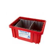 VacTrap, Red Bin with Dividers, 1/EA