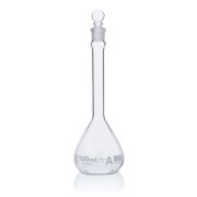 Flask, Volumetric , Globe Glass, 100mL, Class A, To Contain (TC), ASTM E288, 6/Box