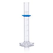 Cylinder, Graduated, Globe Glass, 25mL, Class B, To Deliver (TD), Dual Grads, ASTM E1272, 4/Box
