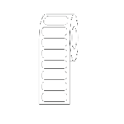 Label Rolls, Cryo, 21x7mm, for 0.5mL Tubes, White