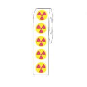 Label Rolls, Cryo, 9.5mm, Radioactive Dots