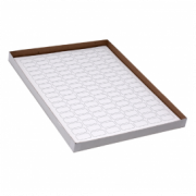 Label Sheets, Cryo, 24x13mm, for 0.5mL Tubes, 20 Sheets, 119 Labels per Sheet, White