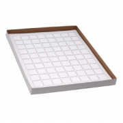 Label Sheets, Cryo, 25x25mm, for Microscope Slides, 20 Sheets, 80 Labels per Sheet, White