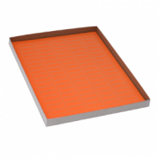 Label Sheets, Cryo, 33x13mm, for 1.5-2mL Tubes, 20 Sheets, 85 Labels per Sheet, Orange