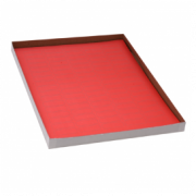 Label Sheets, Cryo, 33x13mm, for 1.5-2mL Tubes, 20 Sheets, 85 Labels per Sheet, Red