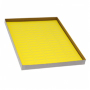 Label Sheets, Cryo, 33x13mm, for 1.5-2mL Tubes, 20 Sheets, 85 Labels per Sheet, Yellow