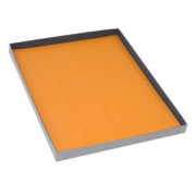 Label Sheets, Cryo, 38x6mm, for Microplates, 20 Sheets, 156 Labels per Sheet, Orange