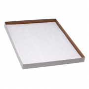 Label Sheets, Cryo, 67x5mm, for Microplates, 20 Sheets, 99 Labels per Sheet, White