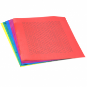 Label Sheets, Cryo, 9.5mm Dots, for 0.5-1.5mL Tubes, Assorted Colors (960 labels in blue, green, violet, red and yellow)