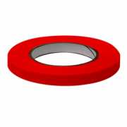 Labeling Tape, 1/2" x 60yd per Roll, 6 Rolls/Case, Red