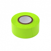 Labeling Tape, 1" x 500" per Roll, 3 Rolls/Box, Chartreuse