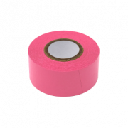 Labeling Tape, 1" x 500" per Roll, 3 Rolls/Box, Rose