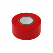 Labeling Tape, 1" x 500" per Roll, 3 Rolls/Box, Red