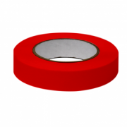 Labeling Tape, 1" x 60yd per Roll, 3 Rolls/Case, Red