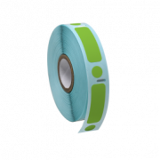 Label/Dot Combo Roll, Cryo, Direct Thermal, 38x13mm & 9.5mm, Dot for 2.0mL Tubes, Green