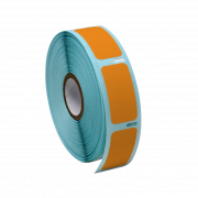 Label Roll, Cryo, Direct Thermal, 38x19mm, for Large Vials and Tubes, Orange