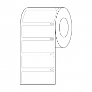 Label Roll, Cryo, Direct Thermal, 51x19mm, for Large Tubes, Racks and Boxes, White