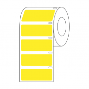 Label Roll, Cryo, Direct Thermal, 51x19mm, for Large Tubes, Racks and Boxes, Yellow