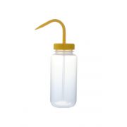 Wash Bottles Colour Coded Wide Mouth, 500ml, Yellow, pk6