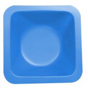 Heathrow Scientific diamond-shaped weigh boat, small, blue; easy flex for accurate pouring; wide, flat bottom to resist tipping; pkg/500.