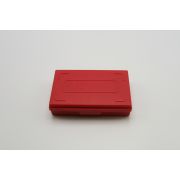 Economy Slide box; 25 place; red; Polypropylene; measurement 141 x 92 x 35mm.