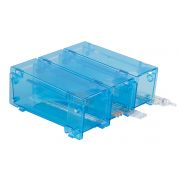 Heathrow Scientific Manual Pipet Rack: Blue, 301l x 100w x 127.5h mm. (Pk of 3).