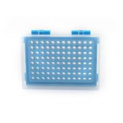 96-Well PCR® Rack, blue, (pack of 5)