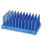 Heathrow Scientific 50 Place Peg Rack. Blue. 2/pk.