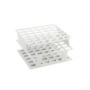 Heathrow Scientific OneRack™; half size; Delrin®; holds 36 x 16mm tubes; white; autoclavable; 8/pkg.