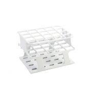 Heathrow Scientific OneRack™; half size; Delrin®; holds 20 x 15mL tubes; white; autoclavable; 8/pkg.