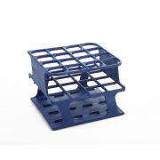 Heathrow Scientific OneRack™ - Test tube rack for 16 x 25mm tubes (10-18mL); Delrin construction; blue; package of 8.