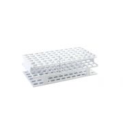 Heathrow Scientific One-Rack™ 40-place tube rack for tubes 25mm diameter. Constructed of Delrin® and can be autoclaved. White. Pkg/8.