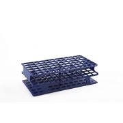 Heathrow Scientific OneRack™ - Test tube rack for 40 x 25mm tubes; Delrin construction; blue; package of 8.