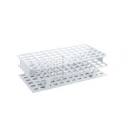 Heathrow Scientific One-Rack™ 72-place tube rack for tubes 16mm diameter. Constructed of Delrin® and can be autoclaved. White. Pkg/8.