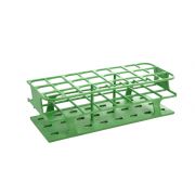 Heathrow Scientific One-Rack™ 24-place tube rack for tubes 30mm diameter (50mL). Constructed of Delrin® and can be autoclaved. Green. Pkg/8.