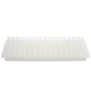 Heathrow Scientific 80-well microtube rack for 1.5/2.0 ml tubes, 5 x 16 array, autoclavable, natural, (pack of 5).