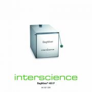 BagMixer® 400P Full stainless steel - Plain Door 400 mL lab homogenizer for sample preparation.