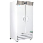 36 Cu. Ft.  Double Swing Solid Door Premier Laboratory Refrigerator. Warranty: 2/5; Two year parts and labor warranty, plus an additional three year compressor parts warranty.