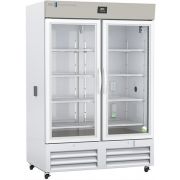 Premier Chromatography Refrigerator 49 Cu. Ft. Double Swing Glass Door with microprocessor temperature controller,  Temp display & Alarm module with battery back-up, audible and visual high/low temp alarms, °C/°F convertible temperature display, remote al