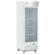 Standard Chromatography Refrigerator 16 Cu. Ft. Single Glass Door with microprocessor temperature controller, audible and visual high/low temp alarms, remote alarm contacts, one duplex outlet, one 2" access port and casters. Requires two (2) outlets. Warr
