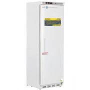 14 Cu. Ft. Flammable Material Freezer with microprocessor temperature controller, Temperature display & Alarm module with battery back-up, audible and visual high/low temperature alarms, °C/°F convertible temperature display, and remote alarm contacts. Tw