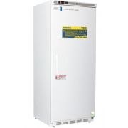 20 Cu. Ft. Flammable Material Freezer with microprocessor temperature controller, Temperature display & Alarm module with battery back-up, audible and visual high/low temperature alarms, °C/°F convertible temperature display, and remote alarm contacts. Tw