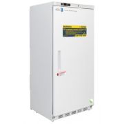 17 Cu. Ft. Flammable Material Refrigerator with microprocessor temperature controller, Temperature display & Alarm module with battery back-up, audible and visual high/low temperature alarms, °C/°F convertible temperature display and remote alarm contacts