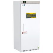 20 Cu. Ft. Premier Flammable Storage Refrigerator; temperature alarms, keyed door locks,  probe access, and precise temperature monitoring through microprocessor control. 2 Year Parts & Labor Warranty plus 5 Year Compressor Parts Warranty